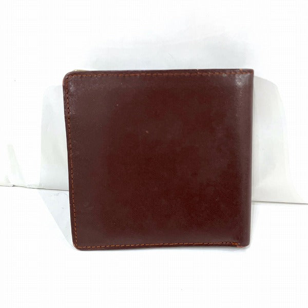 Cartier Must Line Leather Bifold Wallet in Fair Condition