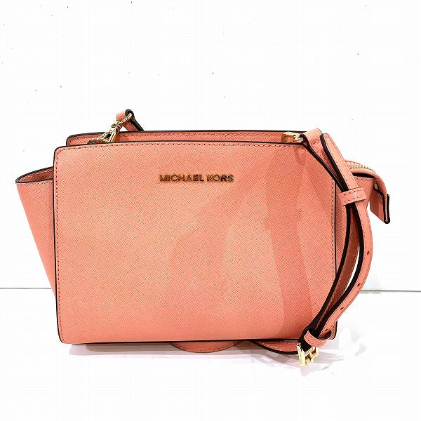 Michael Kors Pink Leather Shoulder Bag