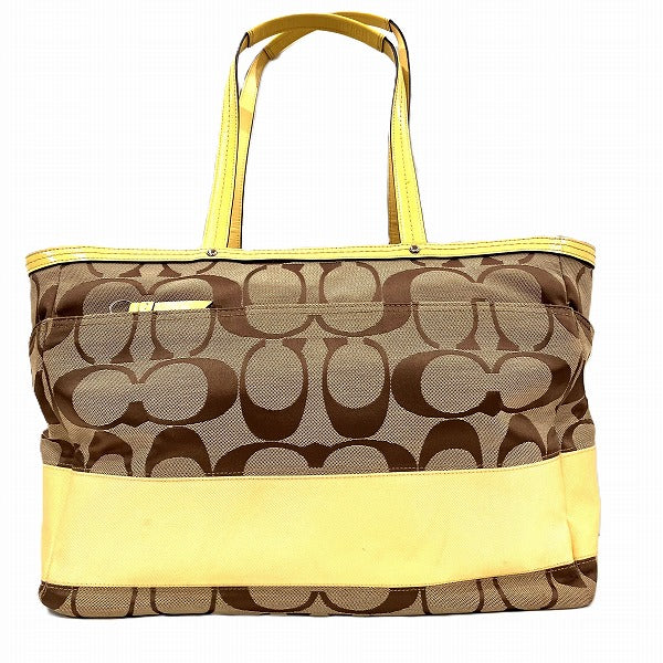 Coach Signature 2WAY Tote Bag F13803