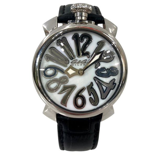 Gaga Milano Manuale Stainless Steel Quartz