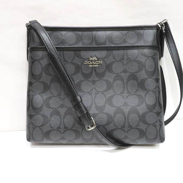 Coach Signature PVC Shoulder Bag F29210 in Good Condition