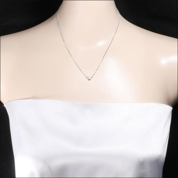 PT850 Platinum Diamond Necklace 0.22 SI2