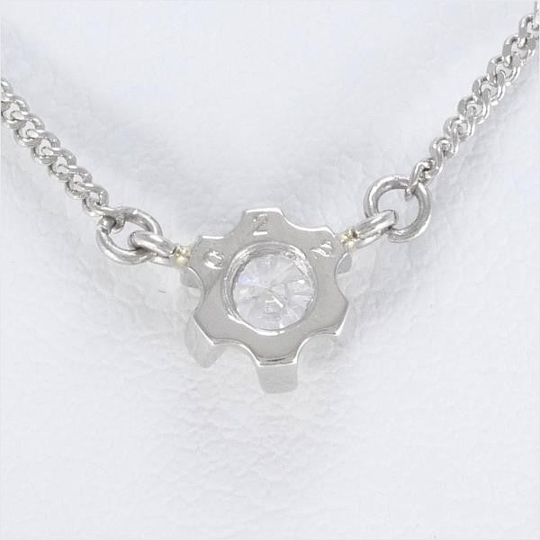 PT850 Platinum Diamond Necklace 0.22 SI2