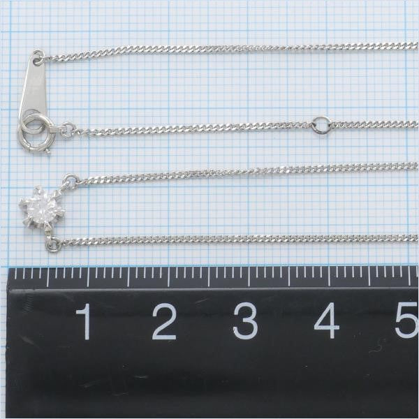 PT850 Platinum Diamond Necklace 0.22 SI2