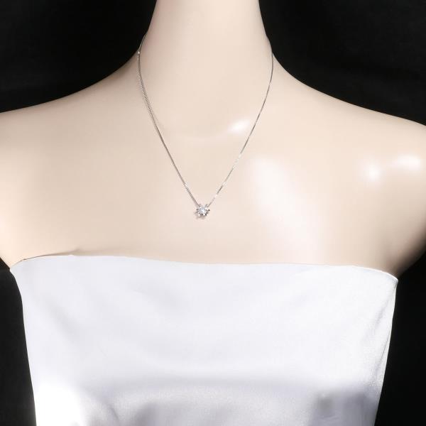 PT900 Platinum PT850 Diamond Necklace 0.78ct