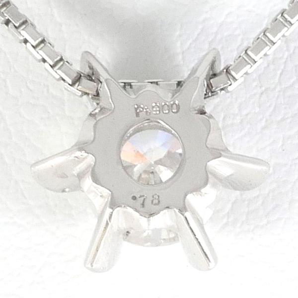 PT900 Platinum PT850 Diamond Necklace 0.78ct