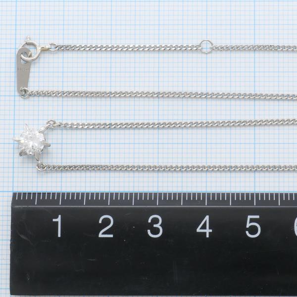 PT900 Platinum PT850 Necklace with 0.633ct Diamond in Excellent Condition