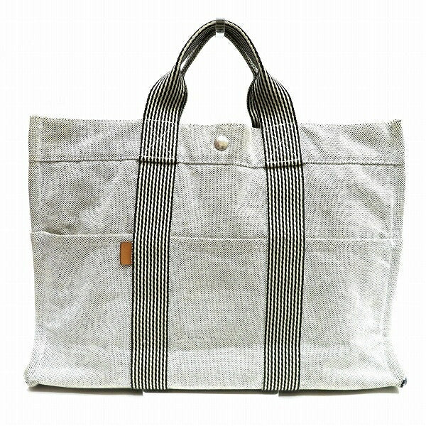 Hermes Canvas New Fourre-Tout MM Handbag