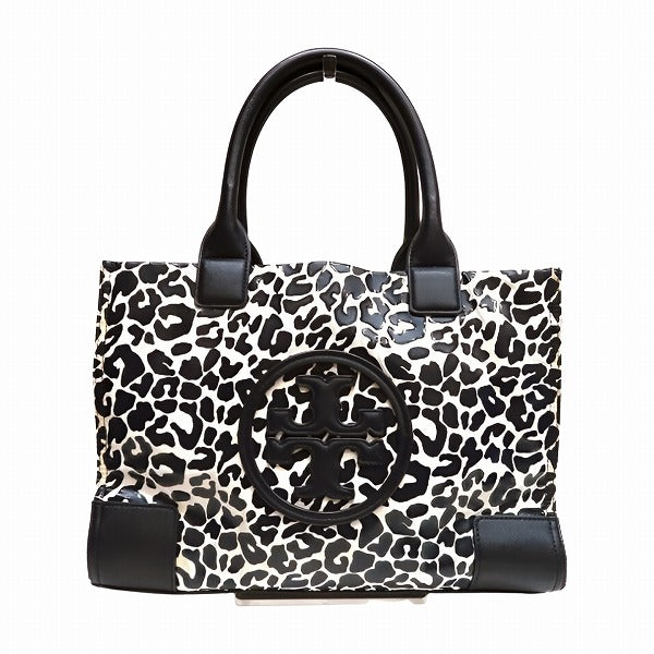 Tory Burch Leopard Print Nylon Tote Bag in Good Condition