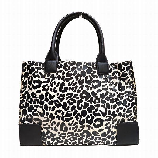 Tory Burch Leopard Print Nylon Tote Bag in Good Condition