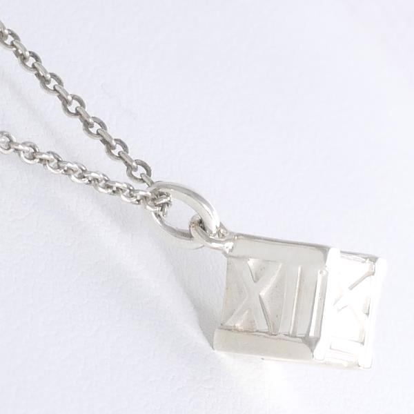 Tiffany & Co Atlas Cube Silver Necklace in Pristine Condition