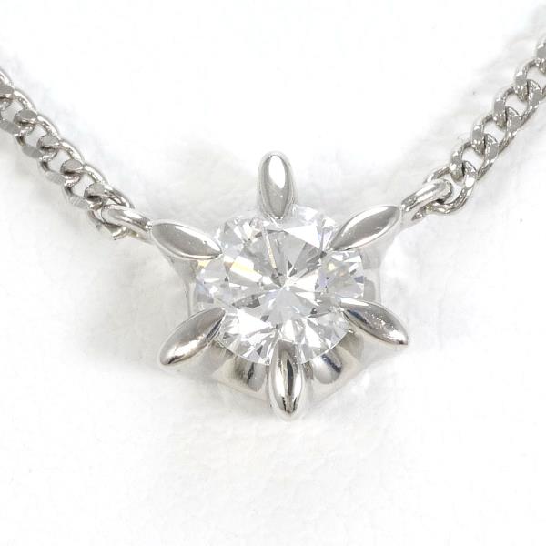 PT900 Platinum PT850 Necklace Diamond in Excellent Condition