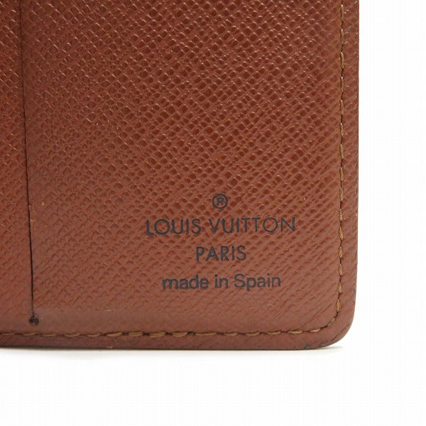 Louis Vuitton Monogram Portefeuille 6 Credit Card Bifold Wallet M60929 in Good Condition