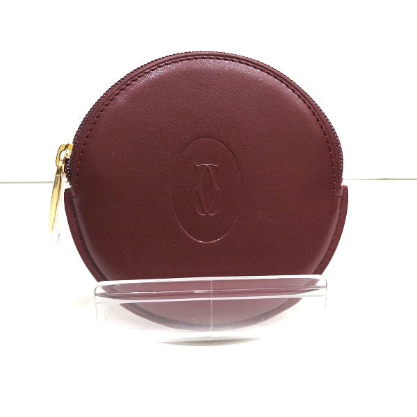 Cartier Leather Coin Case L3000462 in Great Condition