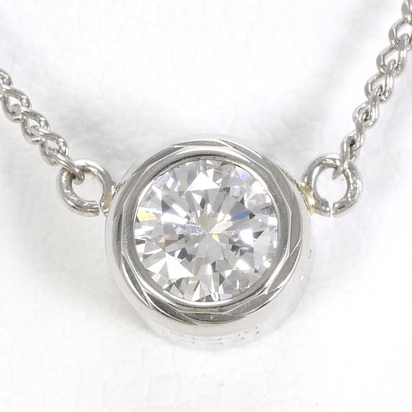 PT900 Platinum PT850 Diamond Necklace in Pristine Condition