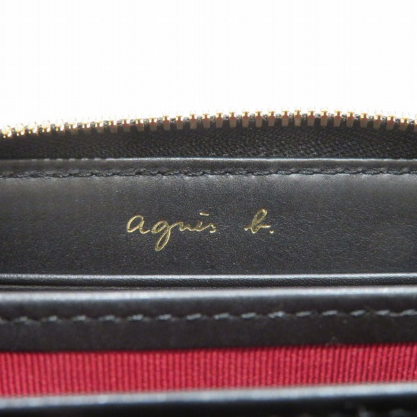 Agnes b. JENNY Leather Coin Case UAW03-05 in Good Condition