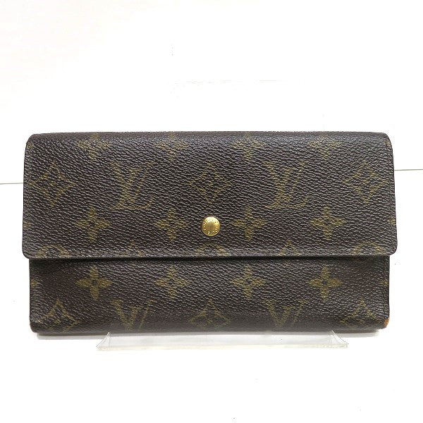 Louis Vuitton Monogram Wallet M61217 in Fair Condition