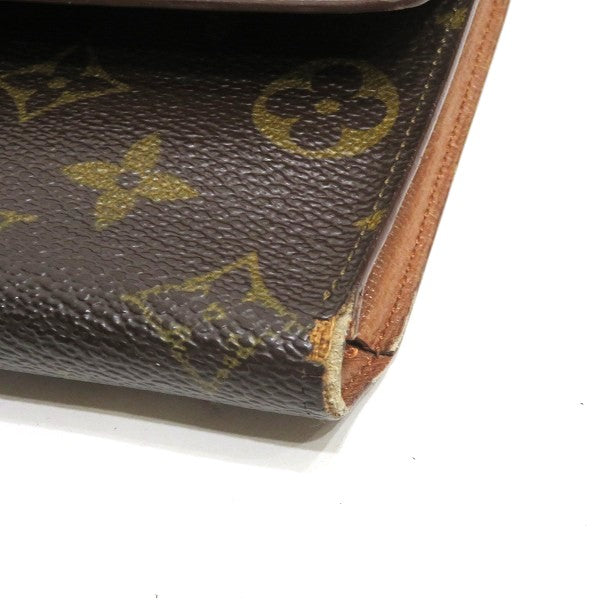 Louis Vuitton Monogram Wallet M61217 in Fair Condition