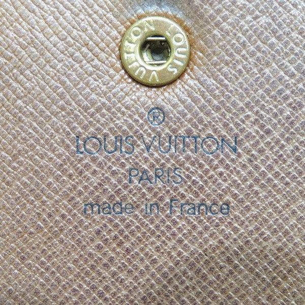 Louis Vuitton Monogram Wallet M61217 in Fair Condition