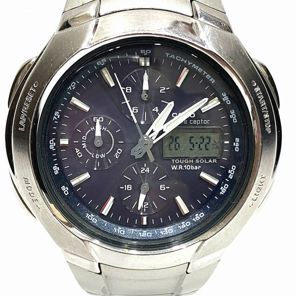 Casio Wave Ceptor Stainless Steel