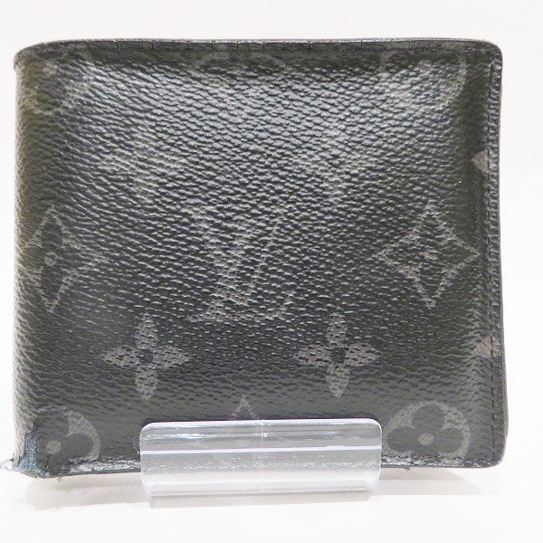 Louis Vuitton Monogram Eclipse Marco Wallet M62545 in Fair Condition