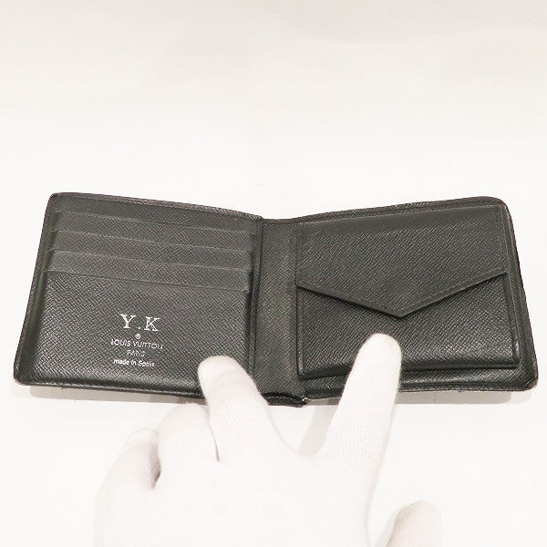 Louis Vuitton Monogram Eclipse Marco Wallet M62545 in Fair Condition