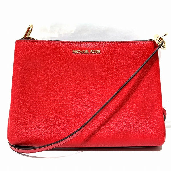 Michael Kors Leather Red Crossbody Bag