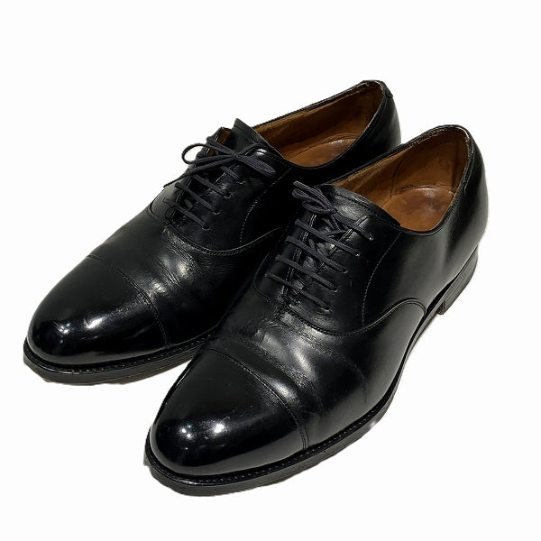 John Lobb Leather Black Business Shoes in Good Condition