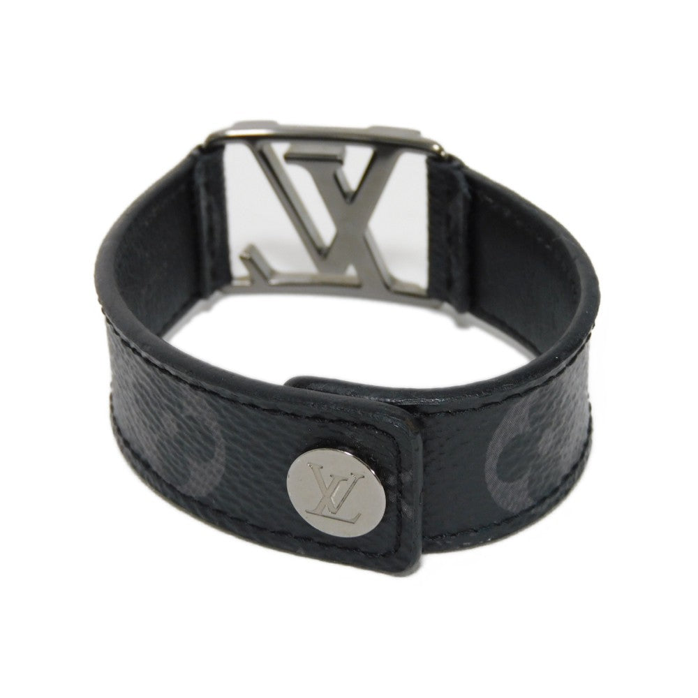 Louis Vuitton Bracelet Monogram Eclipse Leather