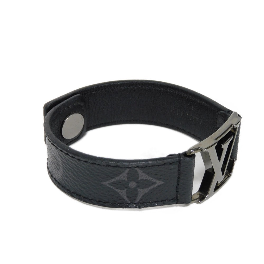 Louis Vuitton Bracelet Monogram Eclipse Leather