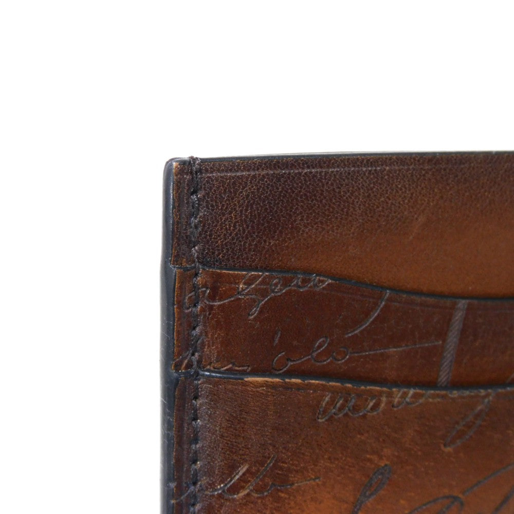 Berluti Bamboo Neo Leather Card Holder