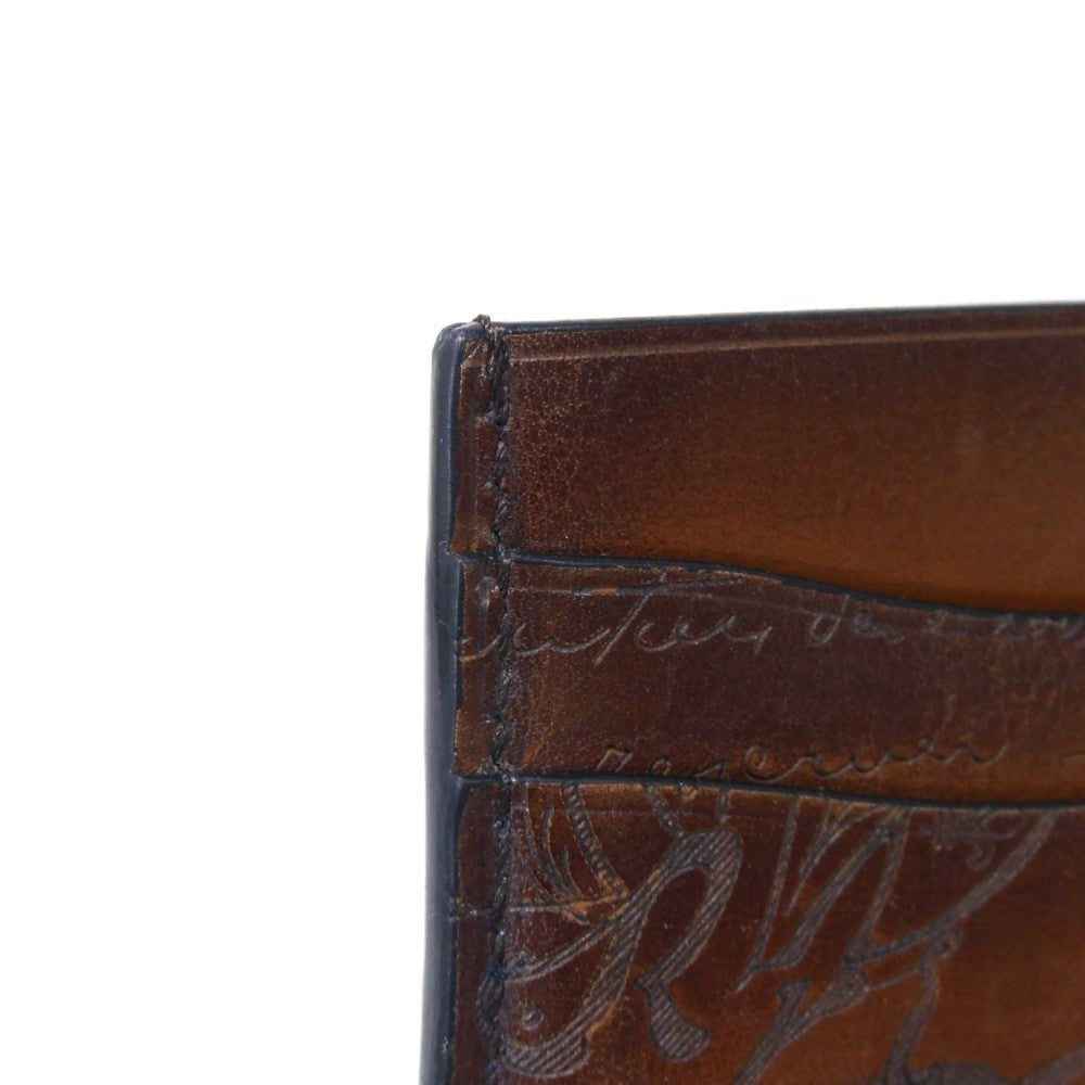 Berluti Bamboo Neo Leather Card Holder