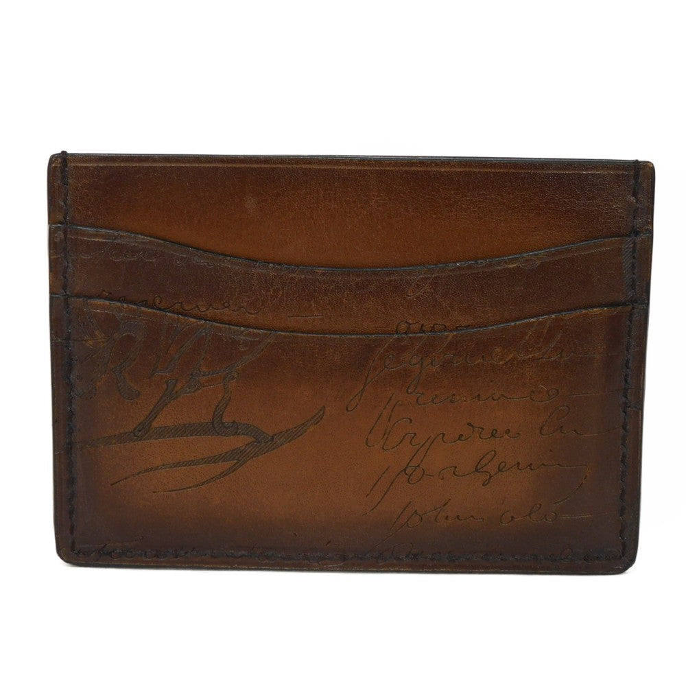 Berluti Bamboo Neo Leather Card Holder