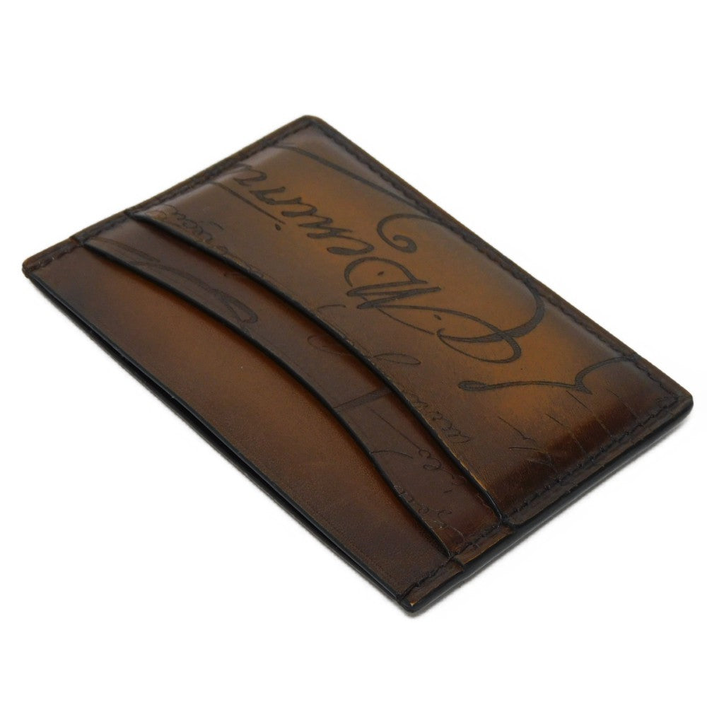 Berluti Bamboo Neo Leather Card Holder