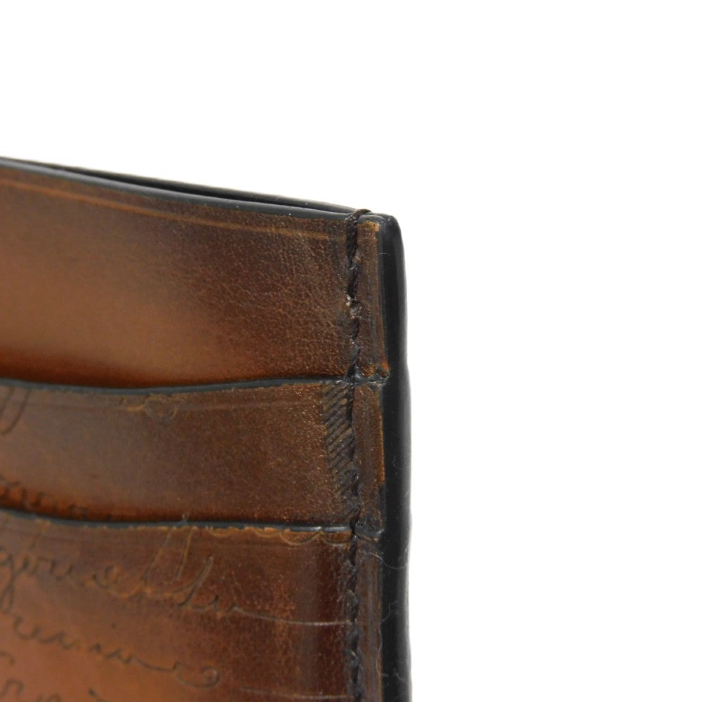 Berluti Bamboo Neo Leather Card Holder