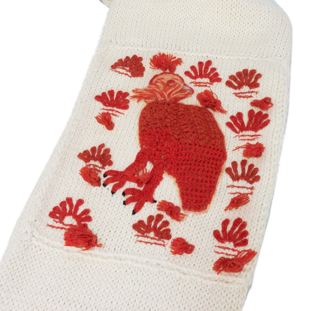 Loewe Embroidery Knit Animal Scarf