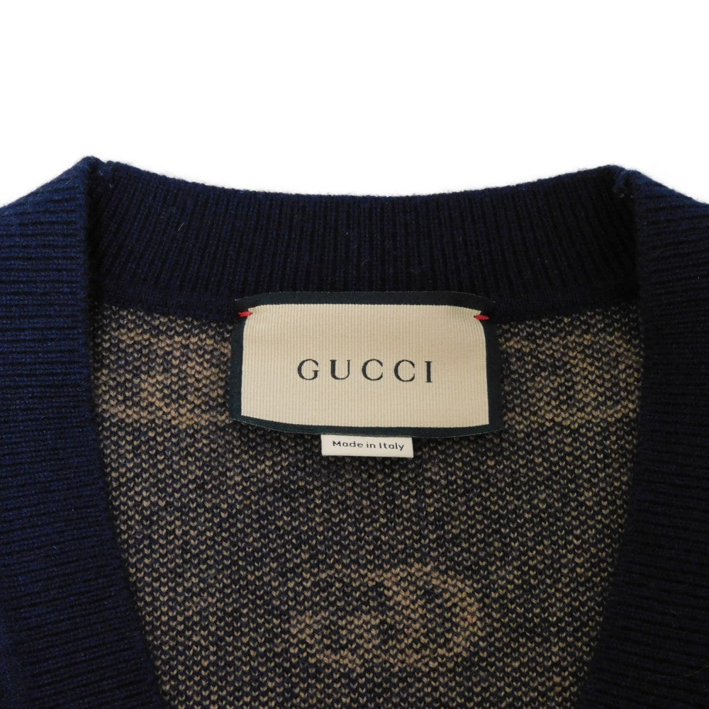 Gucci GG Jacquard Knit Cardigan 660285 XKB3T