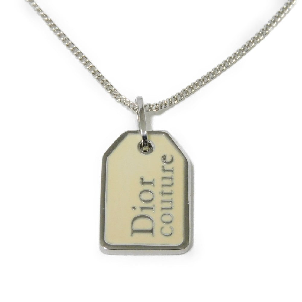 Dior Logo Couture Plate Necklace