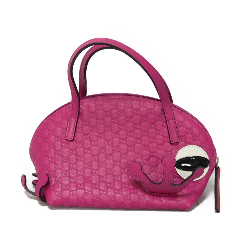 Gucci Guccissima Leather Children's Frog Handbag