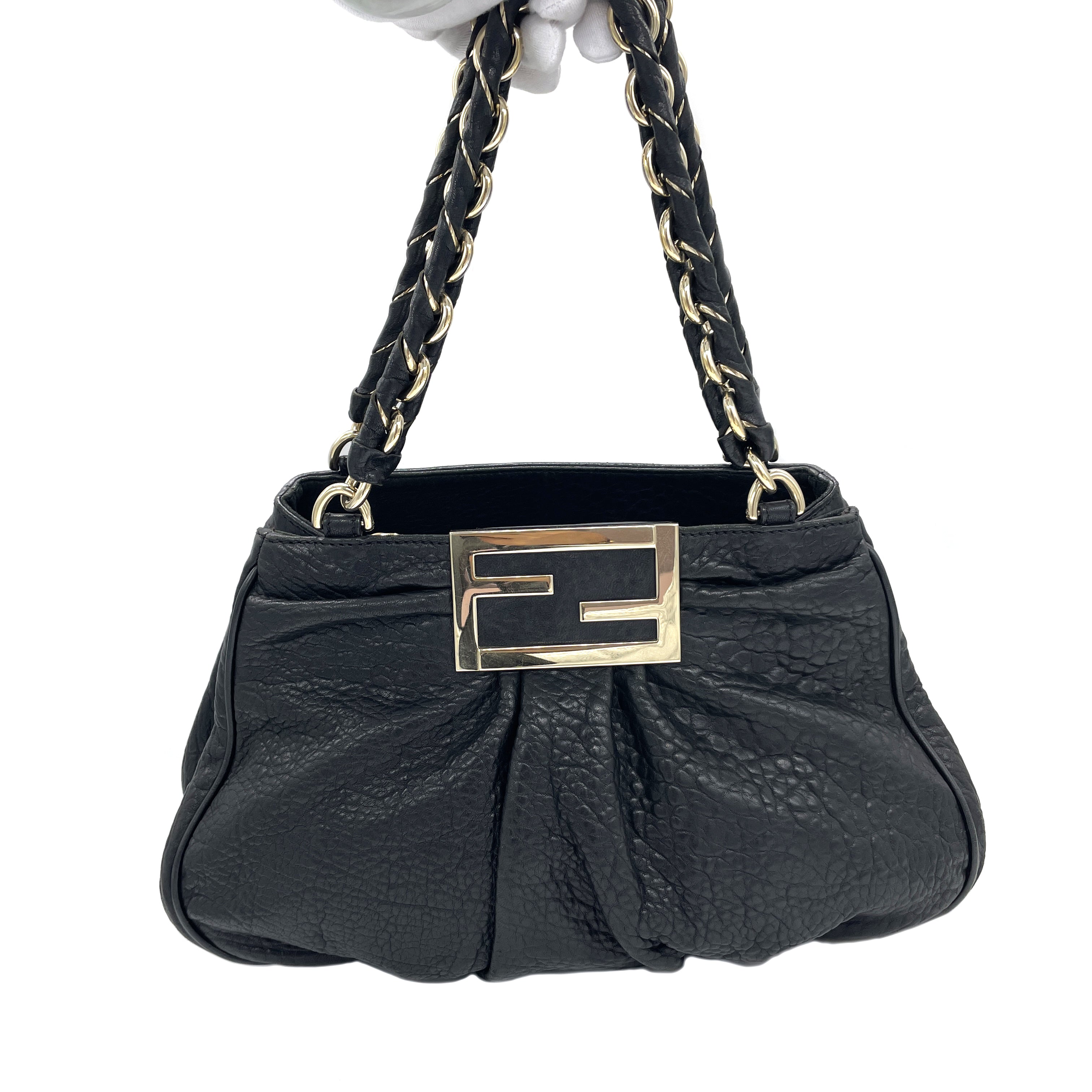 Fendi Mia Leather Handbag Leather Handbag in Excellent condition