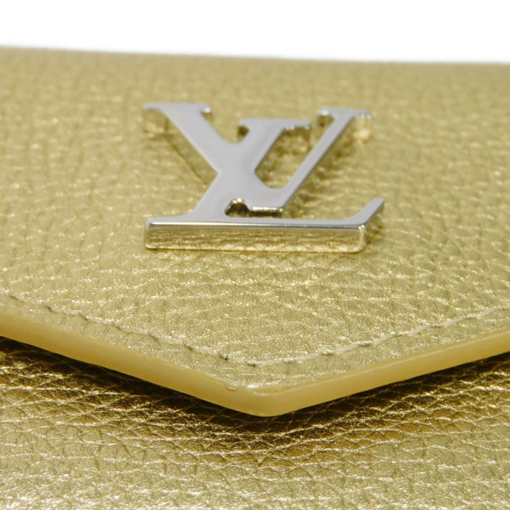 Louis Vuitton Tri-Fold Wallet Portefeuille Lock Mini M69059