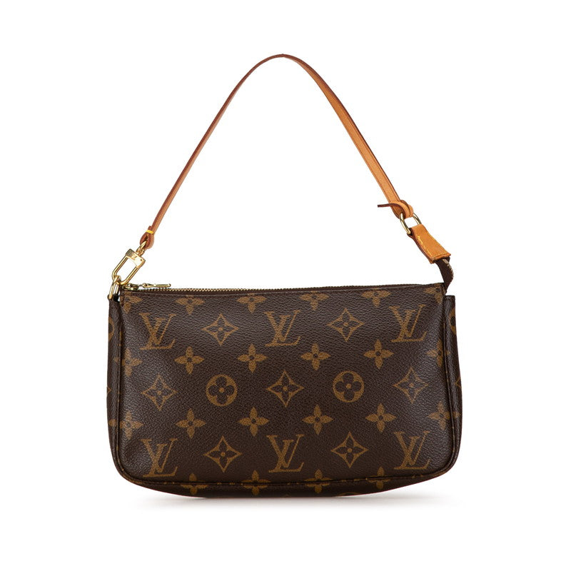 Louis Vuitton Monogram Pochette Accessoires Shoulder Bag M51980 Brown PVC Leather in Very Good Condition