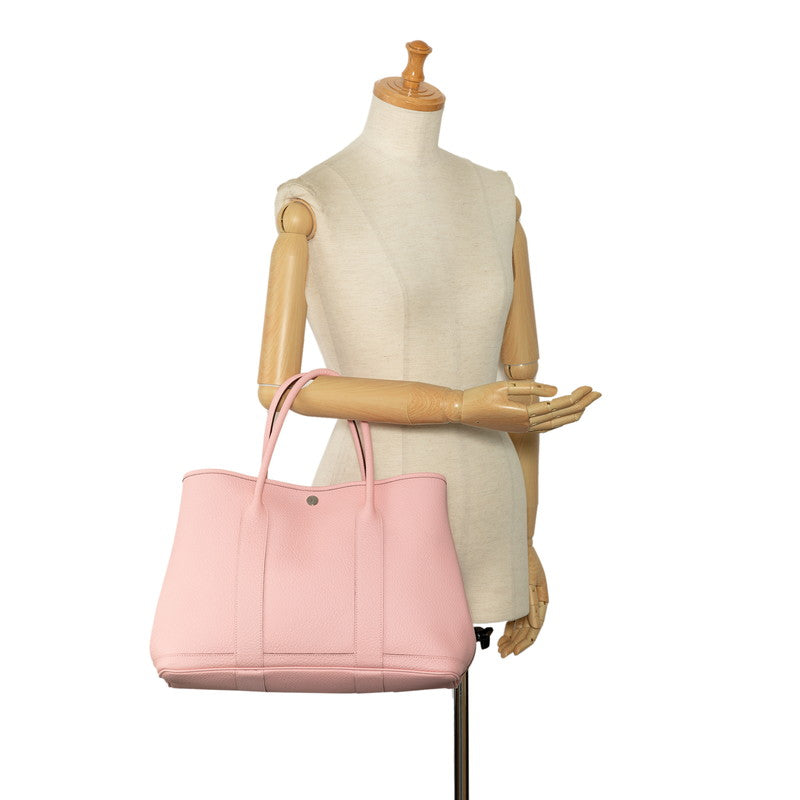 Hermes Garden Party PM Handbag Pink