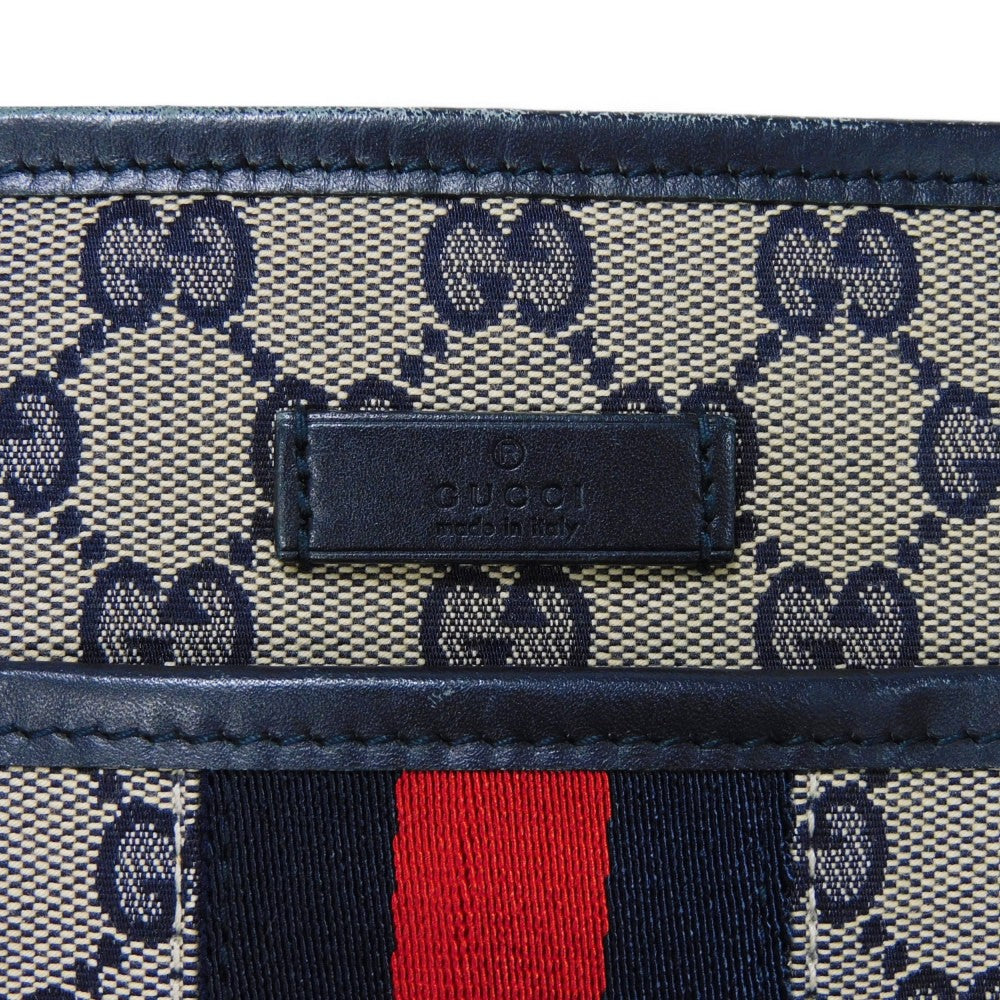 Gucci Canvas Leather Messenger Bag