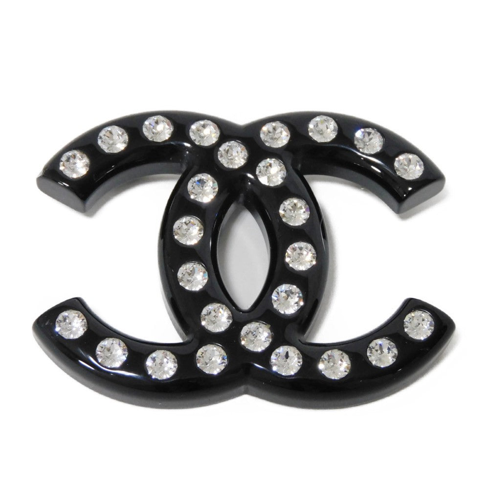 Chanel Crystal Coco Mark Brooch