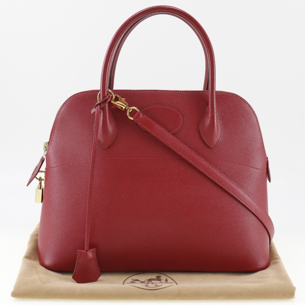 Hermes Bolide 31 Handbag 2WAY Red