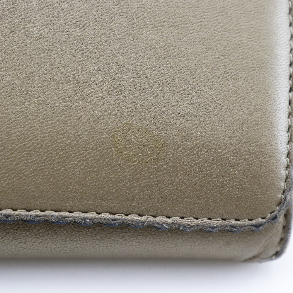 Loewe Lambskin Long Wallet Beige