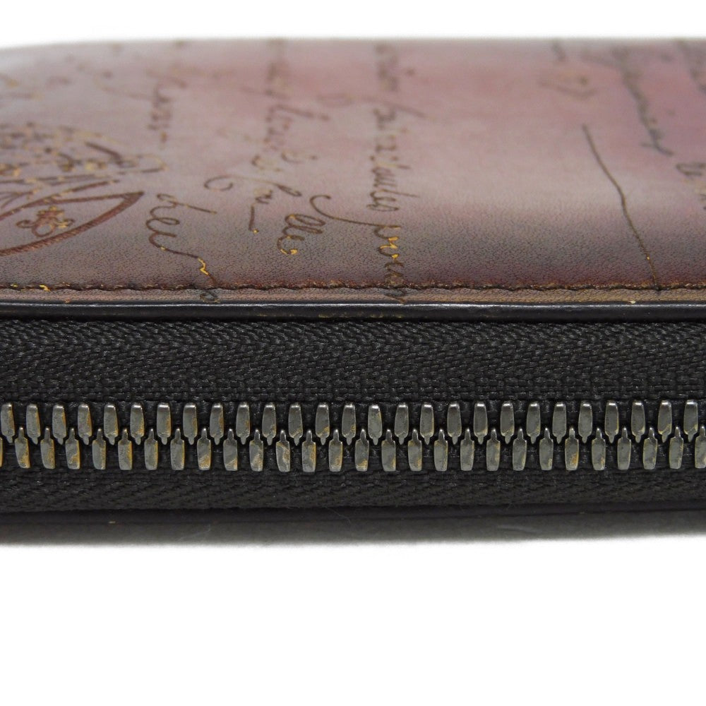 Berluti Itauba Scritto Leather Long Wallet