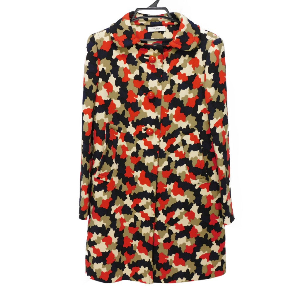 Prada Camouflage Duffle Coat