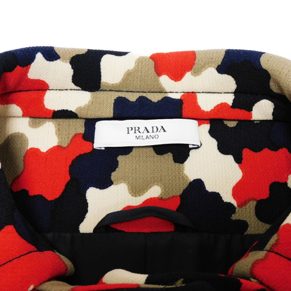 Prada Camouflage Duffle Coat